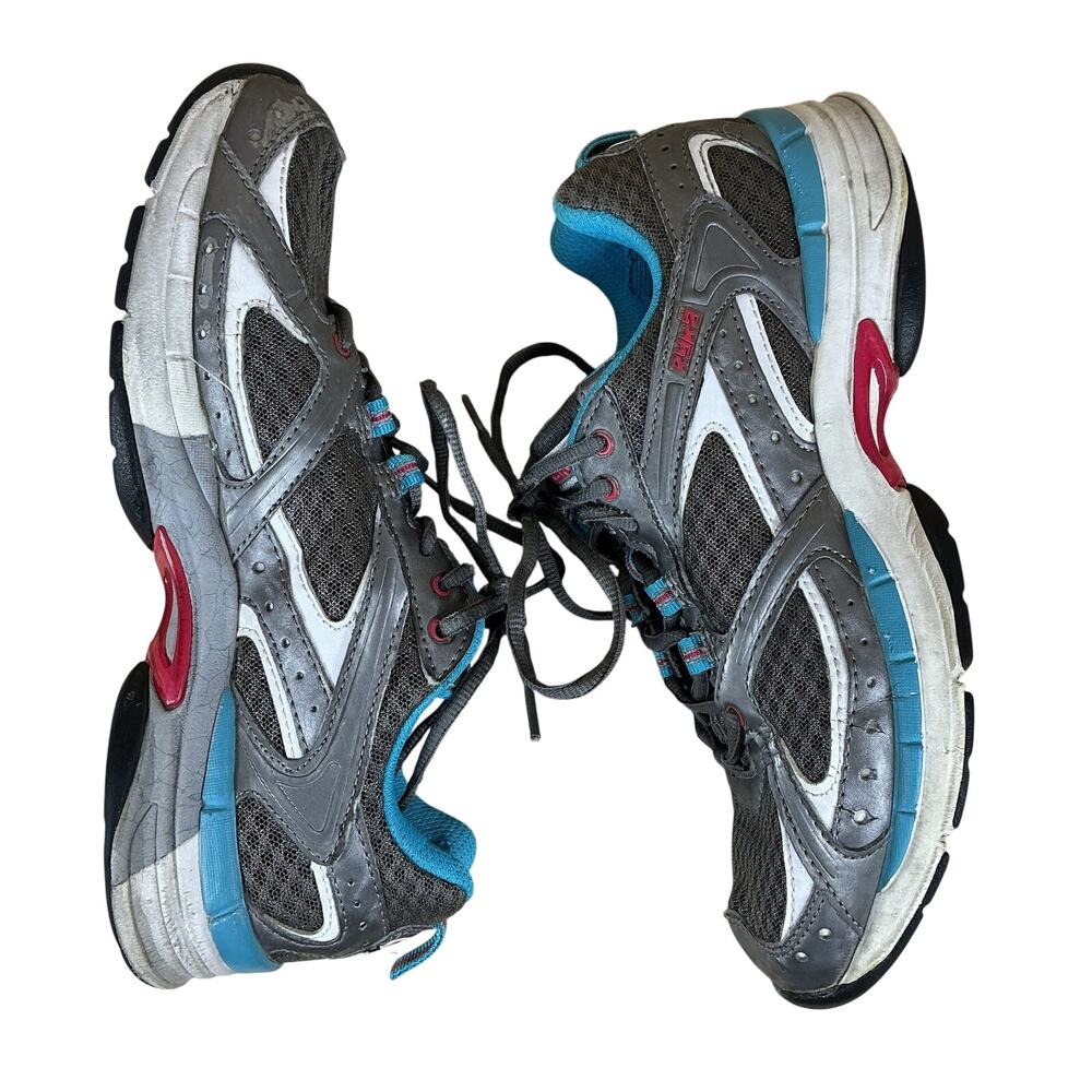 Ryka Assist Low Shoes Sneakers Women 7.5 Blue Gray Athletic Walking Workout